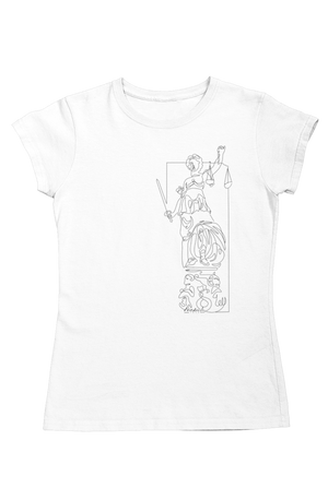 𝐝𝐢𝐞 𝐉𝐮𝐬𝐭𝐢𝐭𝐢𝐚 BLCK - Organic T-Shirt women